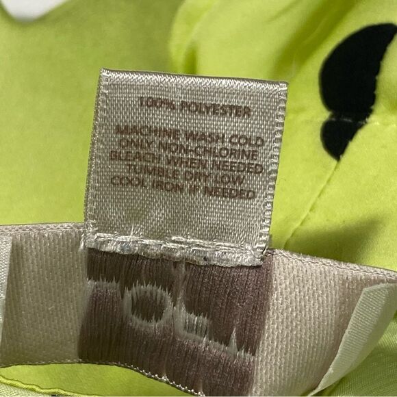 Loft Lime Green Polka Dot Sleeveless Pintuck Blouse Women's Size Small - Picture 11 of 14